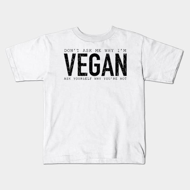 I'M Vegan Kids T-Shirt by BY TRENDING SYAIF